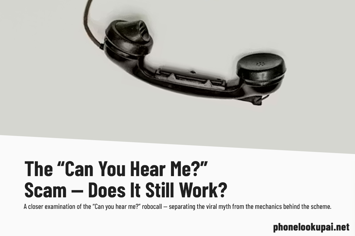 The “Can You Hear Me?” Scam — Does It Still Work?